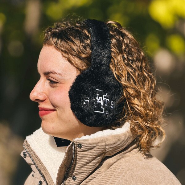 Hype and Vice I-State Black Fuzzy Earmuffs
